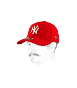 NEW ERA Casquette NY 39Thirty Rouge -Arrêt. Aller. Chapeau. 39thirty ny rouge 1