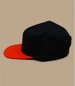 5 Panel Box Black -Arrêt. Aller. Chapeau. 5 panel box black520panel20Wrung20noir20rouge