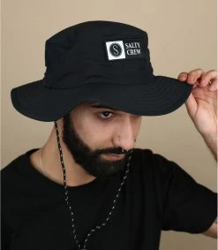 Arrêt. Aller. Chapeau. 28 Salty Crew Alpha Tech Boonie Black