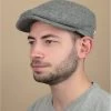 Amadeo Harris Tweed Gris -Arrêt. Aller. Chapeau. amadeo harris tweed gris