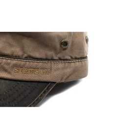 Stetson Army Cap Cotton Brown 9 Stetson Army Cap Cotton Brown -Arrêt. Aller. Chapeau. army cap cotton brownCasquette20Army20marron