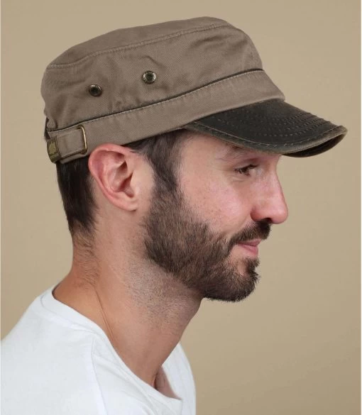 Stetson Army Cap Cotton Brown 6 Stetson Army Cap Cotton Brown -Arrêt. Aller. Chapeau. army cap cotton brownCasquette20Army20marron20Army20Cap20Cotton20brown