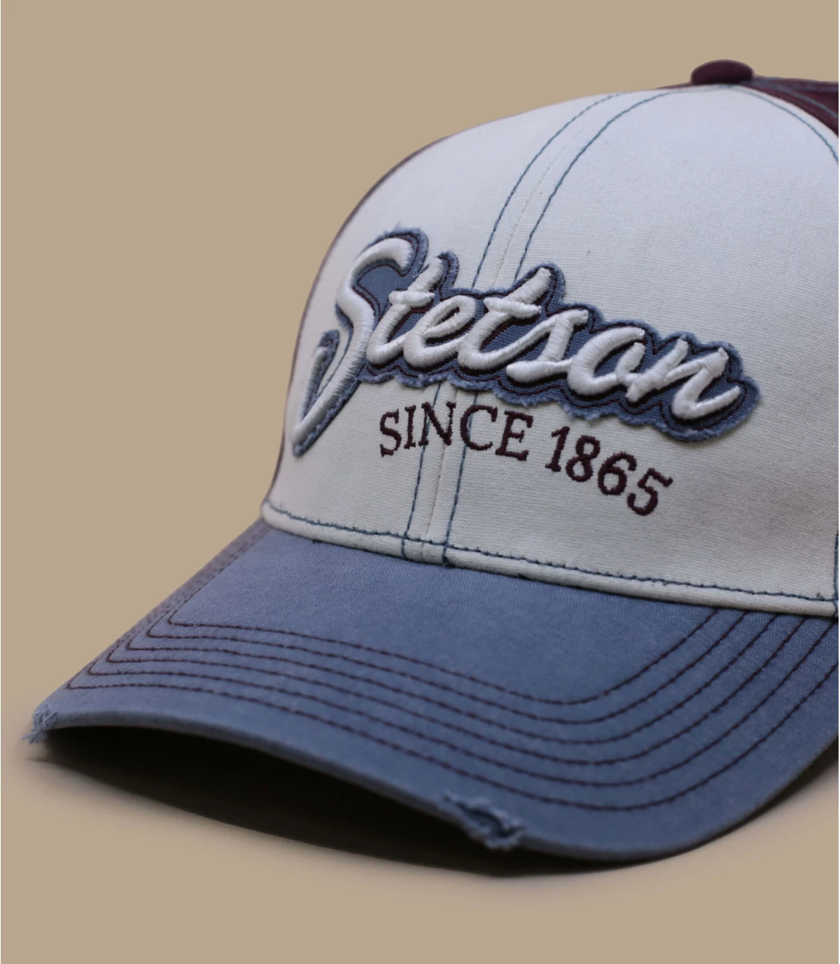 Stetson Baseball Cap Vintage Distressed 5 Stetson Baseball Cap Vintage Distressed – Image 3