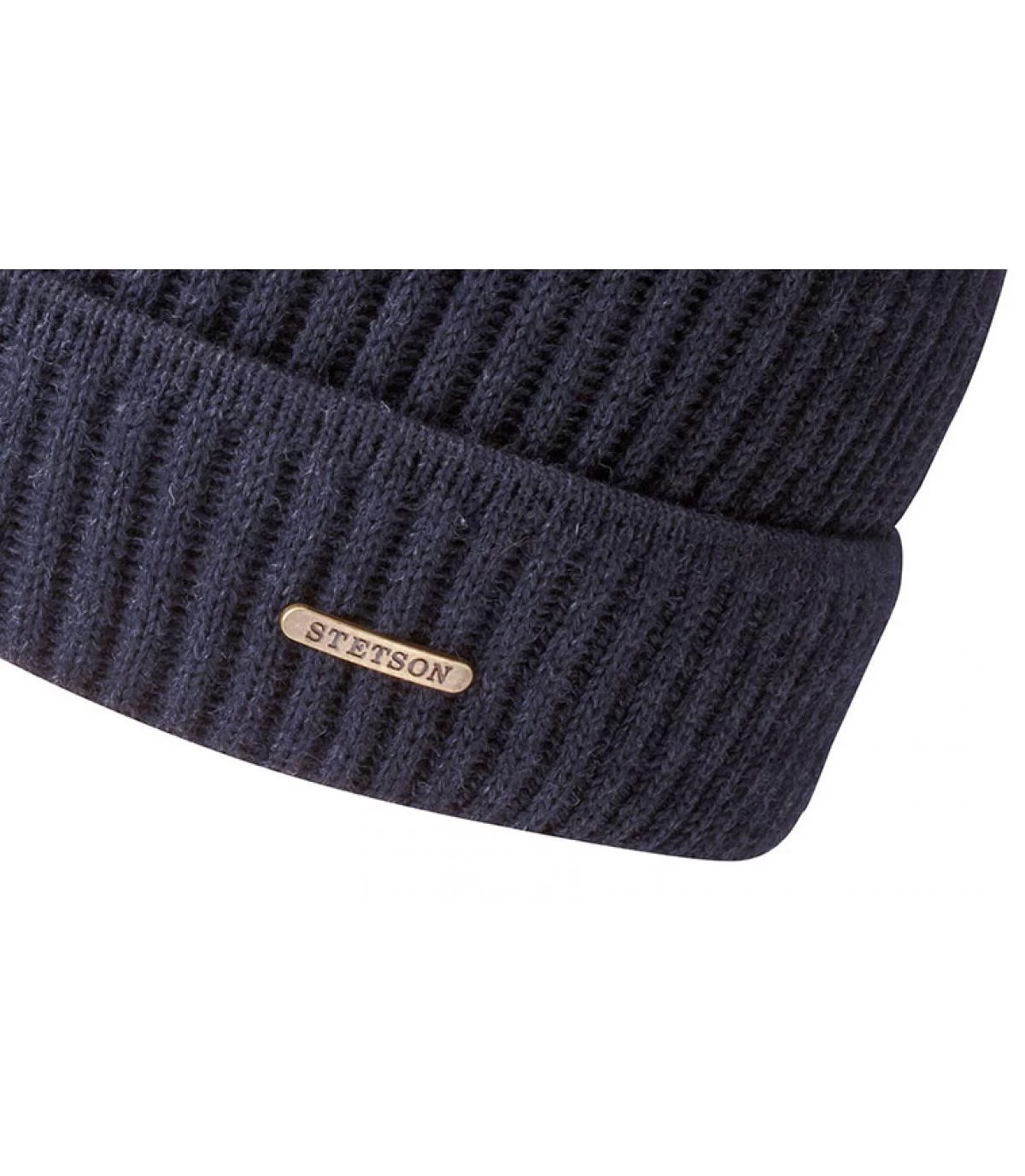 Stetson Beanie Merino Wool Navy 5 Stetson Beanie Merino Wool Navy – Image 3