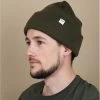 Reell Beanie Olive -Arrêt. Aller. Chapeau. beanie olivebonnet20revers20vert20olive20Beanie20olive