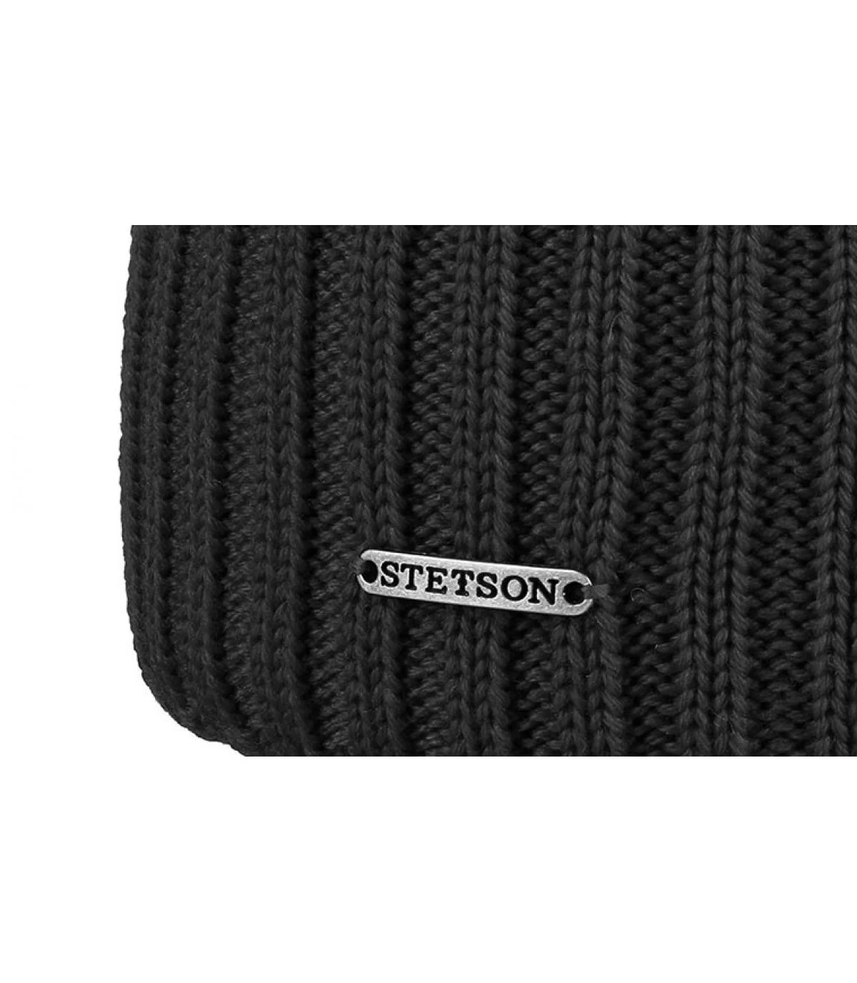 Stetson Beanie Wool Black 5 Stetson Beanie Wool Black – Image 3
