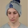 NEW ERA Bobble Knit LA Gray -Arrêt. Aller. Chapeau. bobble knit la graybonnet20Dodgers20gris20pompon20Bobble20Knit20LA20gray