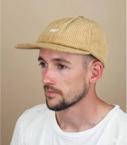 OBEY Bold Cord Strapback Khaki