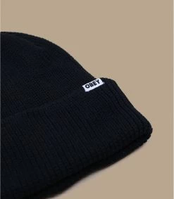OBEY Bold Organic Beanie Black -Arrêt. Aller. Chapeau. bold organic beanie black 1