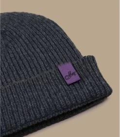 Bonnet Ahoy Anthracite Purple. Eco & Fabriqué En France -Arrêt. Aller. Chapeau. bonnet ahoy anthracite purple eco fabrique en france 1