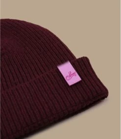 Bonnet Ahoy Burgundy Pink. Eco & Fabriqué En France -Arrêt. Aller. Chapeau. bonnet ahoy burgundy pink eco fabrique en france 1