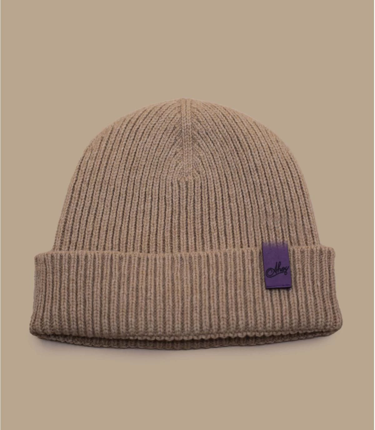 Bonnet Ahoy Camel Purple. Eco & Fabriqué En France 3 Bonnet Ahoy Camel Purple. Eco & Fabriqué En France