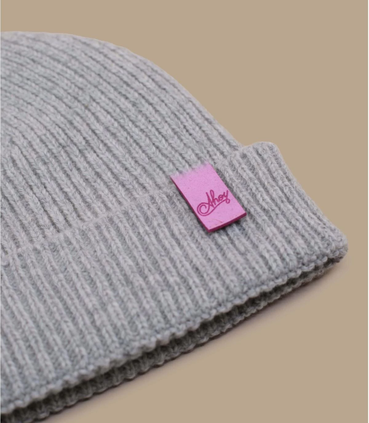 Bonnet Ahoy Grey Pink. Eco & Fabriqué En France 4 Bonnet Ahoy Grey Pink. Eco & Fabriqué En France – Image 2