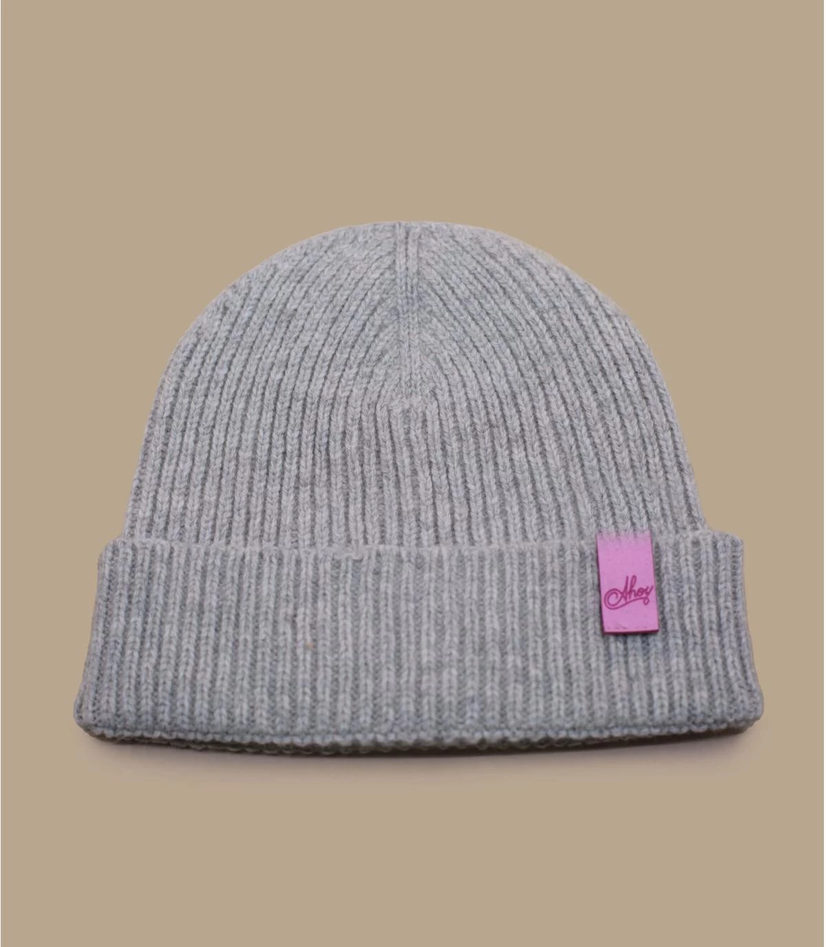 Bonnet Ahoy Grey Pink. Eco & Fabriqué En France 3 Bonnet Ahoy Grey Pink. Eco & Fabriqué En France