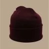 Bonnet Blank Burgundy -Arrêt. Aller. Chapeau. bonnet blank burgundy