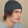 Bonnet Fabriqué En France Laine Recyclée Anthracite -Arrêt. Aller. Chapeau. bonnet fabrique en france laine recyclee anthracite