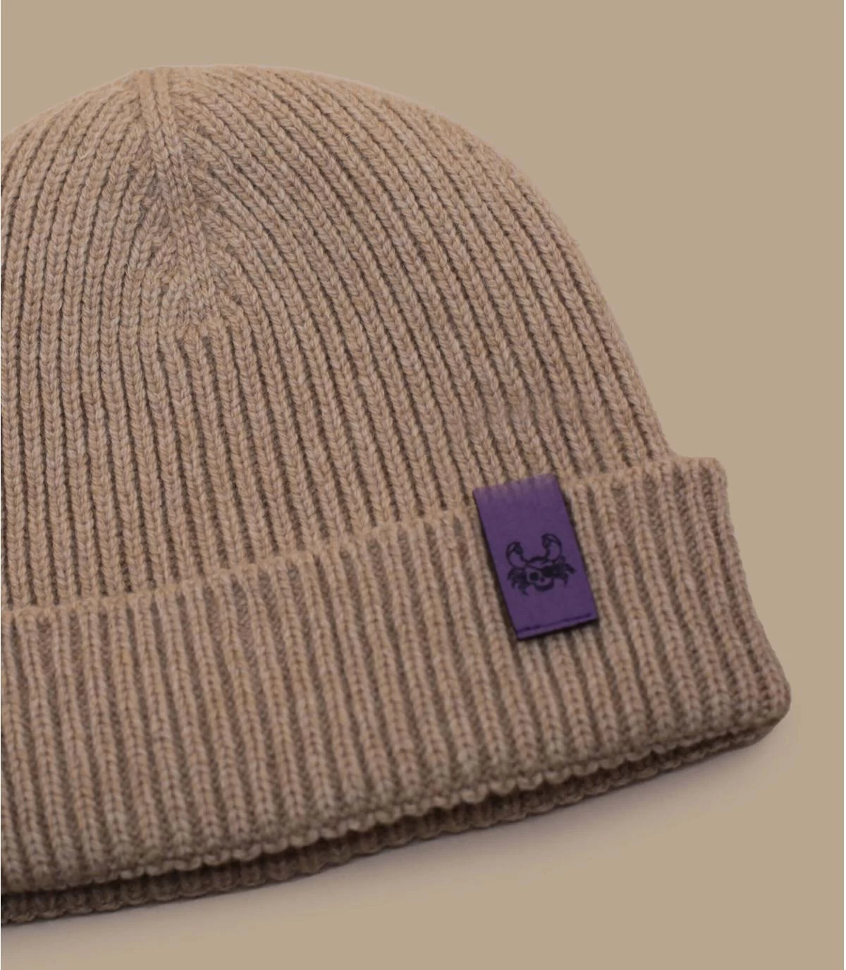 Bonnet Ocean Legend Camel Purple. Eco & Fabriqué En France 4 Bonnet Ocean Legend Camel Purple. Eco & Fabriqué En France – Image 2