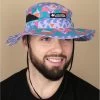 Columbia Bora Bora Printed Booney Purple Lotus -Arrêt. Aller. Chapeau. bora bora printed booney purple lotus