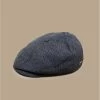 Brixton Brood Grey Black Herringbone Wm -Arrêt. Aller. Chapeau. brood grey wm