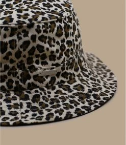Seeberger Bucket Leo Print Sand 8 Seeberger Bucket Leo Print Sand -Arrêt. Aller. Chapeau. bucket leo print sand 2