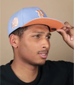 '47 BRAND Casquette Captain Red Sox Lavender