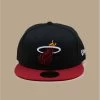 NEW ERA Casquette Miami 59fifty Heat Noire 1 NEW ERA Casquette Miami 59fifty Heat Noire -Arrêt. Aller. Chapeau. casquette heat noire