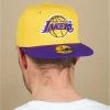 NEW ERA Casquette Lakers 59fifty Jaune -Arrêt. Aller. Chapeau. casquette jaune lakers