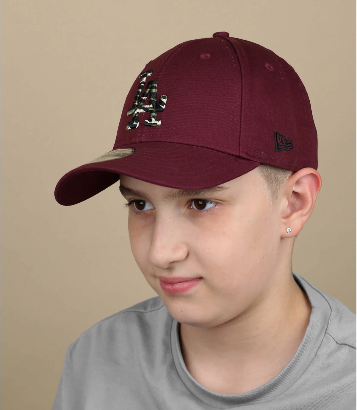 NEW ERA Casquette Kids Wild Camo 940 LA Maroon 3 NEW ERA Casquette Kids Wild Camo 940 LA Maroon