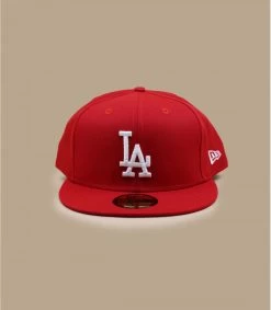 NEW ERA Casquette LA 59fifty Rouge
