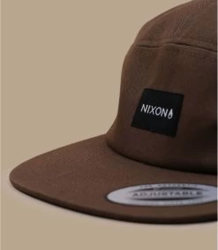NIXON Casquette Mikey 5 Panel Brown -Arrêt. Aller. Chapeau. casquette mikey 5 panel brown 1