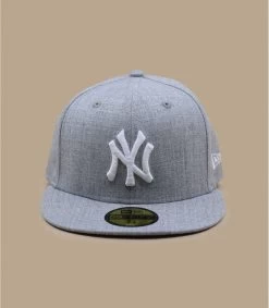 NEW ERA Casquette NY 59fifty Heather Grey -Arrêt. Aller. Chapeau. casquette ny 59fifty heather grey 1