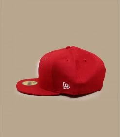 NEW ERA Casquette NY 59fifty Rouge 6 NEW ERA Casquette NY 59fifty Rouge -Arrêt. Aller. Chapeau. casquette ny rougeCasquette20new20york20rouge