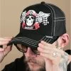 Casquette Trucker Biker 2 Casquette Trucker Biker -Arrêt. Aller. Chapeau. casquette trucker biker