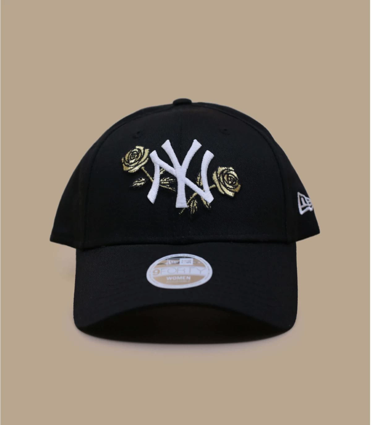 NEW ERA Casquette Wmn Floral Metallic 940 NY Black 4 NEW ERA Casquette Wmn Floral Metallic 940 NY Black – Image 2