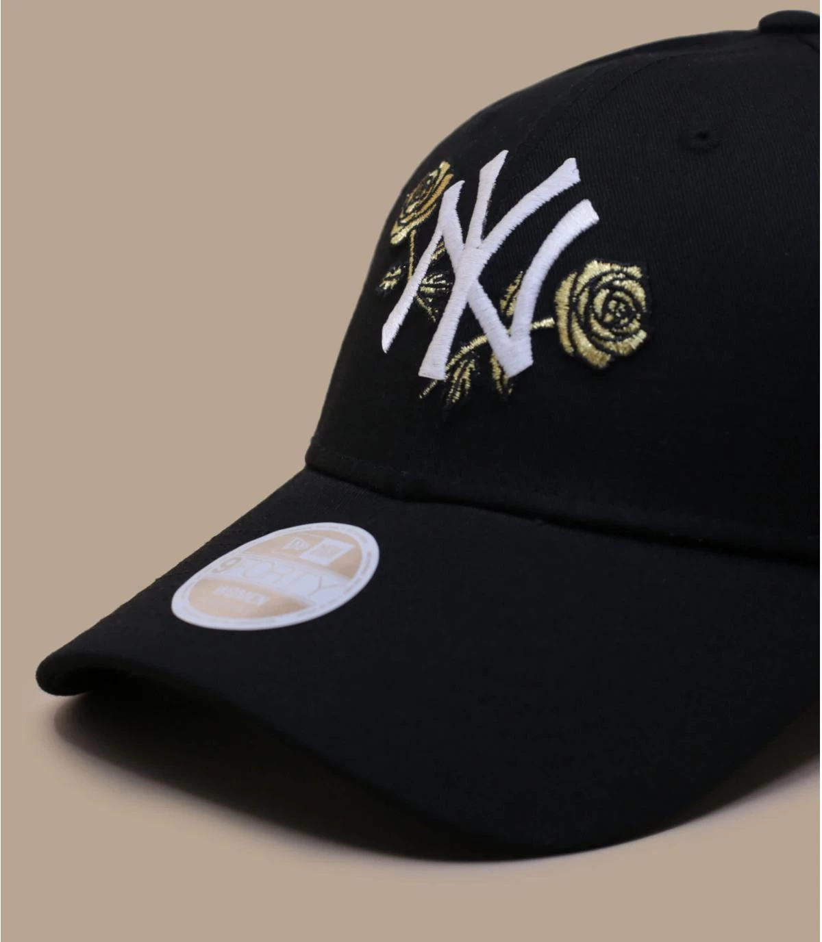 NEW ERA Casquette Wmn Floral Metallic 940 NY Black 5 NEW ERA Casquette Wmn Floral Metallic 940 NY Black – Image 3