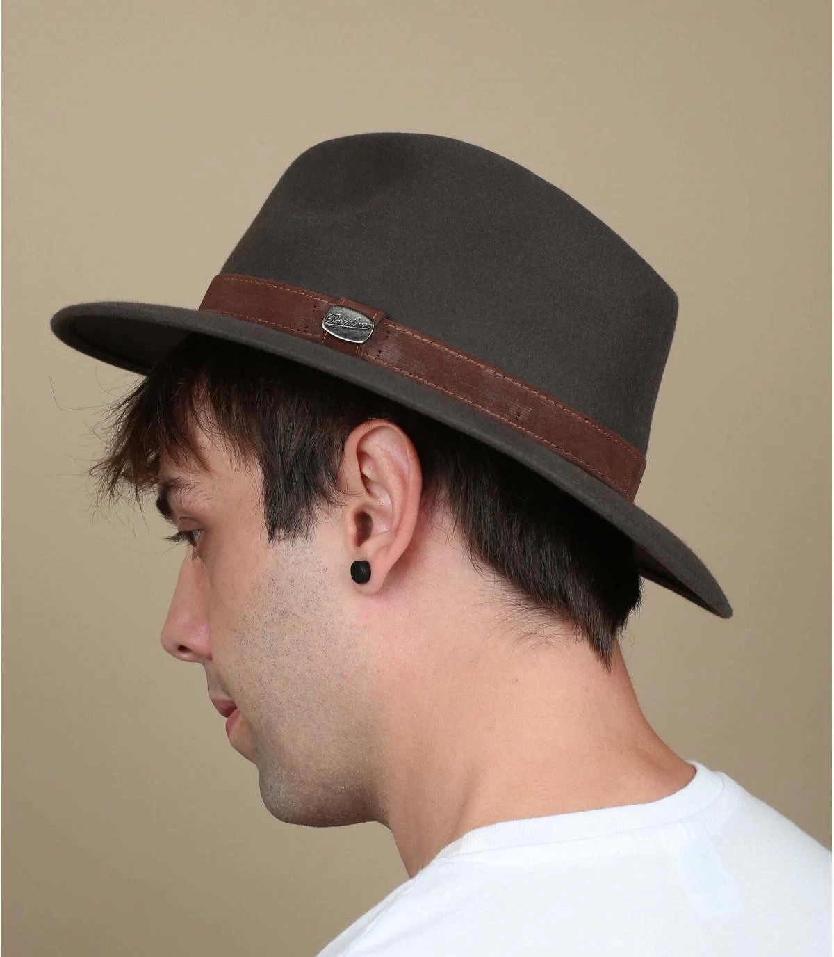 Borsalino Chapeau Feutre Lapin Gris 3 Borsalino Chapeau Feutre Lapin Gris