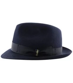 Borsalino Chapeau Feutre Lapin Marengo Marine -Arrêt. Aller. Chapeau. chapeau feutre marengo marineBorsalino20Chapeau20Borsalino20feutre20lapin20b