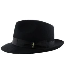 Borsalino Chapeau Feutre Lapin Marengo Noir -Arrêt. Aller. Chapeau. chapeau feutre marengo noirBorsalino20chapeau20feutre20lapin20noir