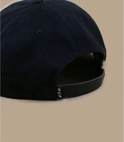HUF Chenille Patch 6 Panel Black -Arrêt. Aller. Chapeau. chenille patch 6 panel black 4