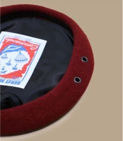 Commando Paratrooper Amarante -Arrêt. Aller. Chapeau. commando paratrooper amaranteberet20commando20Paratrooper20beige