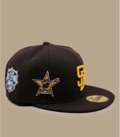 NEW ERA Cooperstown Padres Multi Patch 59Fifty -Arrêt. Aller. Chapeau. cooperstown padres multi patch 59fifty 2