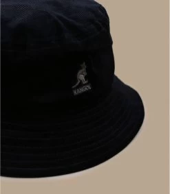 Kangol Cord Bucket Black 7 Kangol Cord Bucket Black -Arrêt. Aller. Chapeau. cord bucket black 2