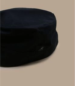 Kangol Cotton Twill Army Cap Black -Arrêt. Aller. Chapeau. cotton twill army cap black 2
