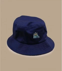 HUF Crown Reversible Bucket Navy Blazer -Arrêt. Aller. Chapeau. crown reversible bucket camel navy blazer 1