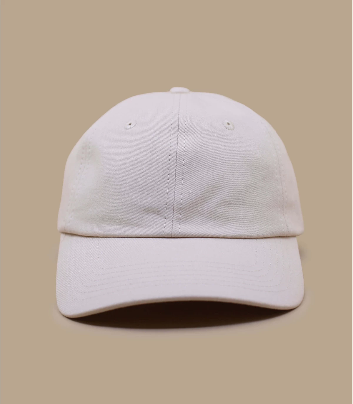 Dad Hat Blank Beige Washed 4 Dad Hat Blank Beige Washed – Image 2
