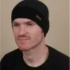 Barts David Beanie Black -Arrêt. Aller. Chapeau. david beanie blackbonnet20rayures20noir20David20Beanie20black