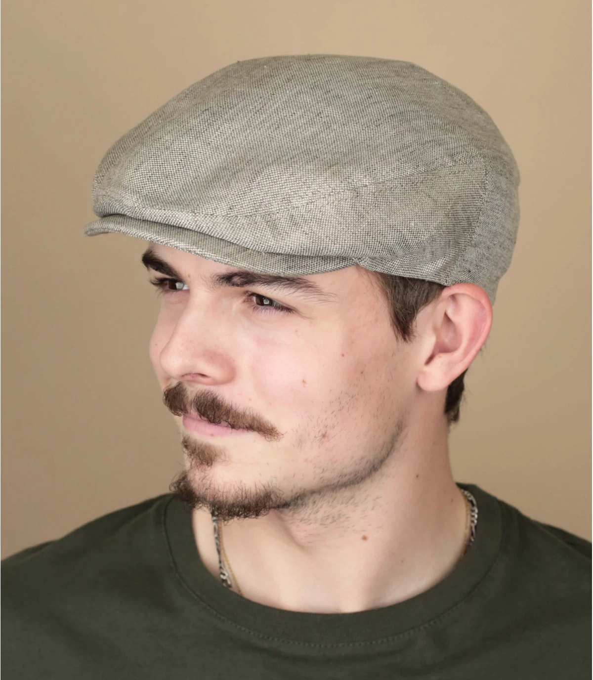 Stetson Driver Cap Linen Beige 3 Stetson Driver Cap Linen Beige