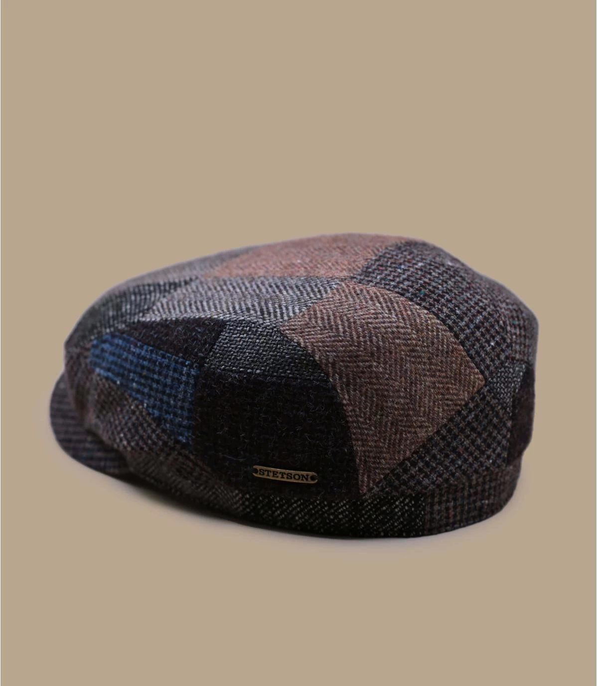 Stetson Driver Cap Patchwork Brown Mix 4 Stetson Driver Cap Patchwork Brown Mix – Image 2
