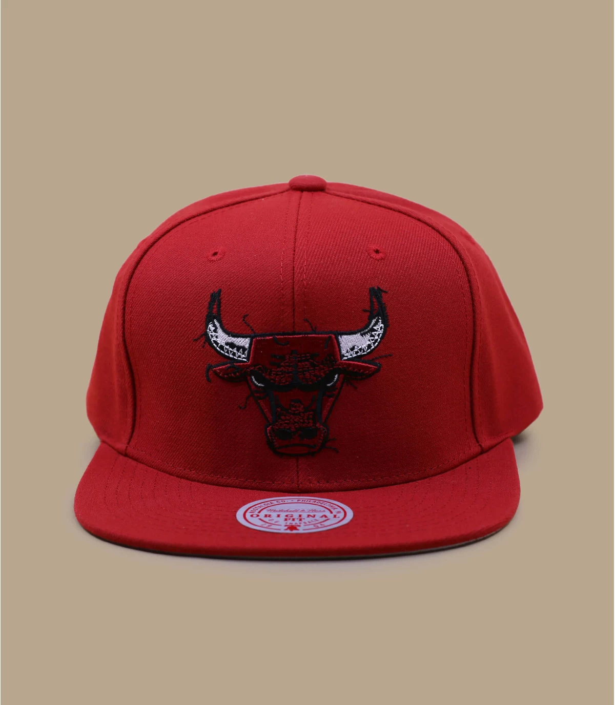 Mitchell & Ness Embroidery Glitch Snapback Bulls 4 Mitchell & Ness Embroidery Glitch Snapback Bulls – Image 2