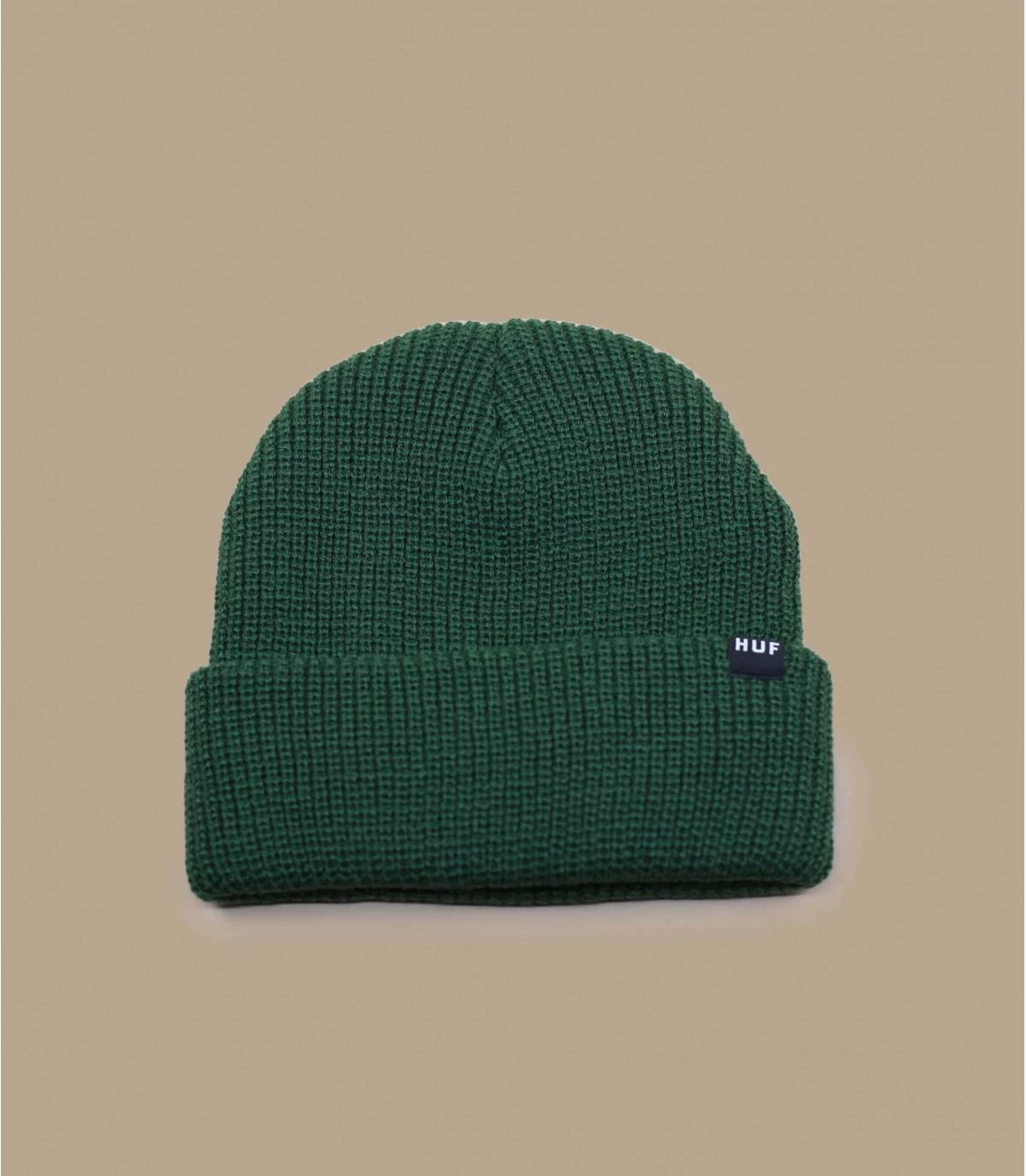 HUF Essentials Usual Beanie Forest Green 4 HUF Essentials Usual Beanie Forest Green – Image 2